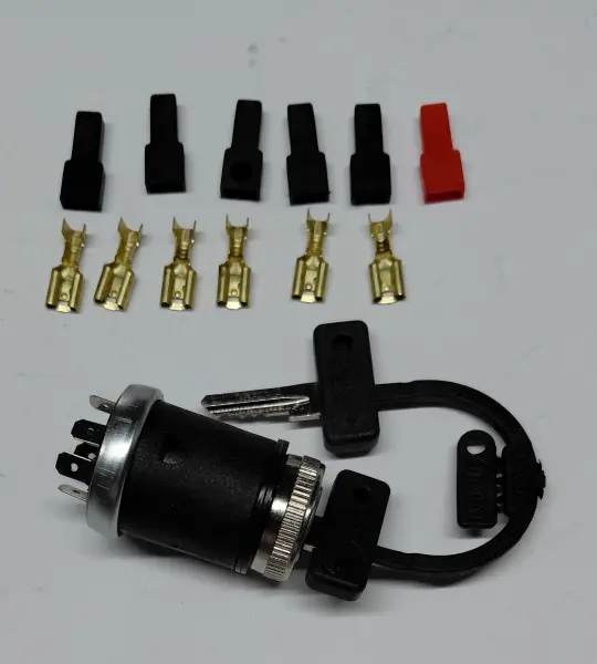 ABE514 - AP8201140  -  Interruttore Accensione con Chiave 3 Posizioni -6 Attacchi per Aprilia ET-ETX-Tuareg  50